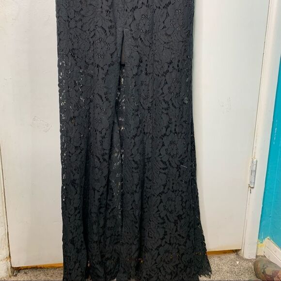 Fame and Partners Black Lace Maxi Dress - Picture 8 of 15